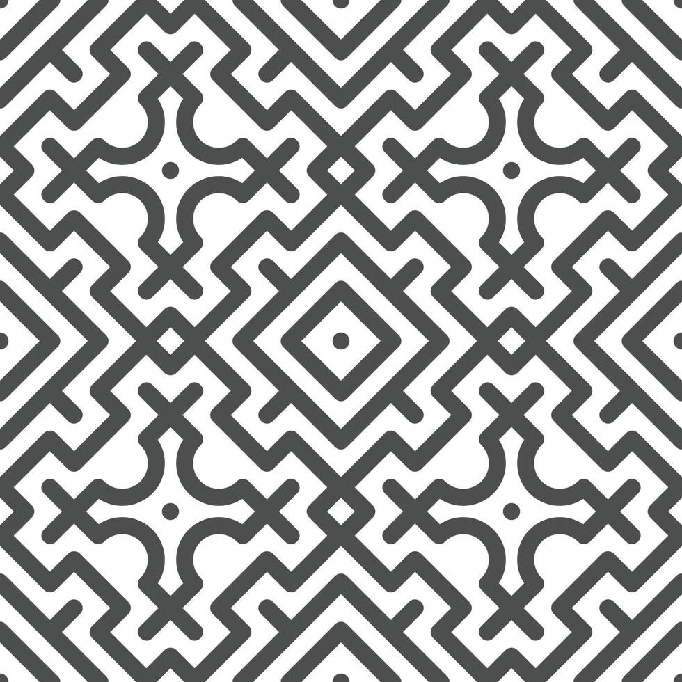 Abstract seamless geometric shape lines pattern vector