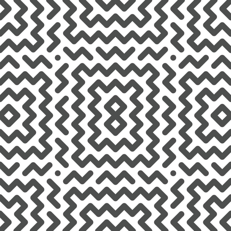 Abstract seamless geometric shape lines pattern 10 vector