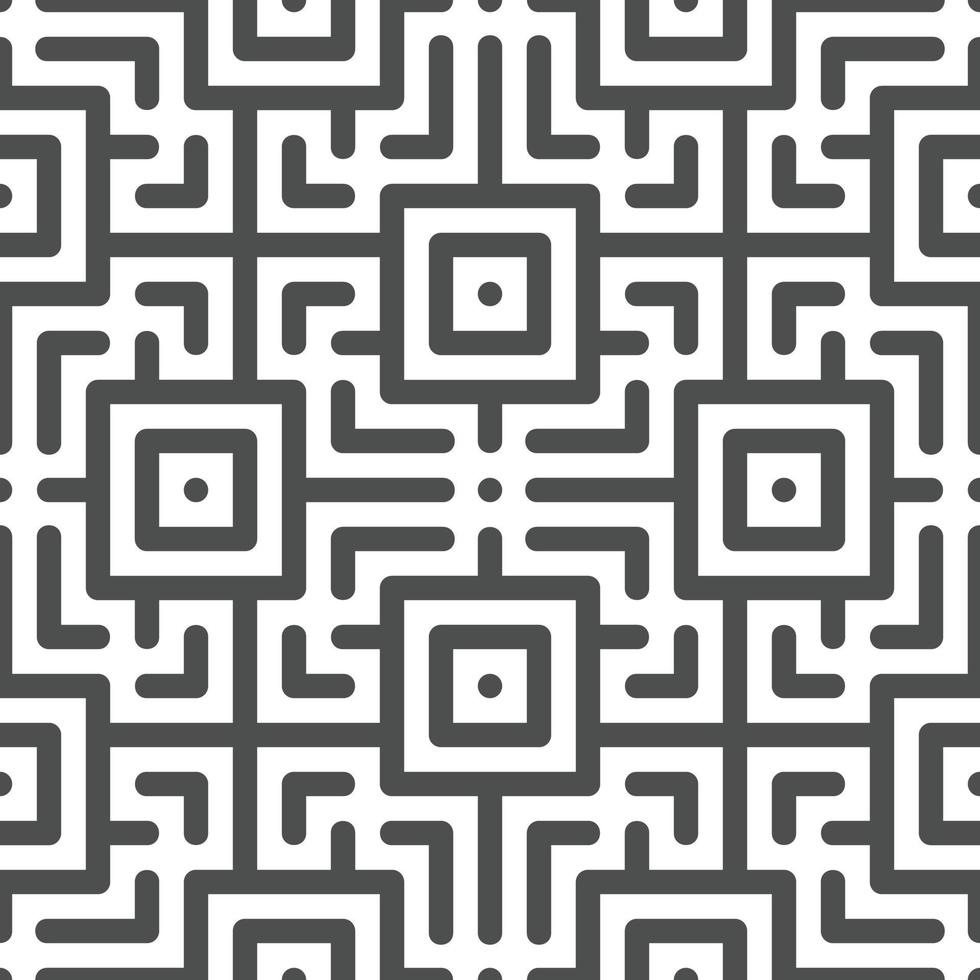 Abstract seamless geometric shape lines pattern vector