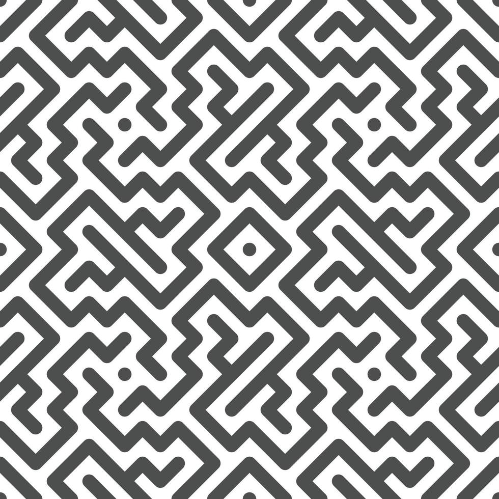 Abstract seamless geometric shape lines pattern vector