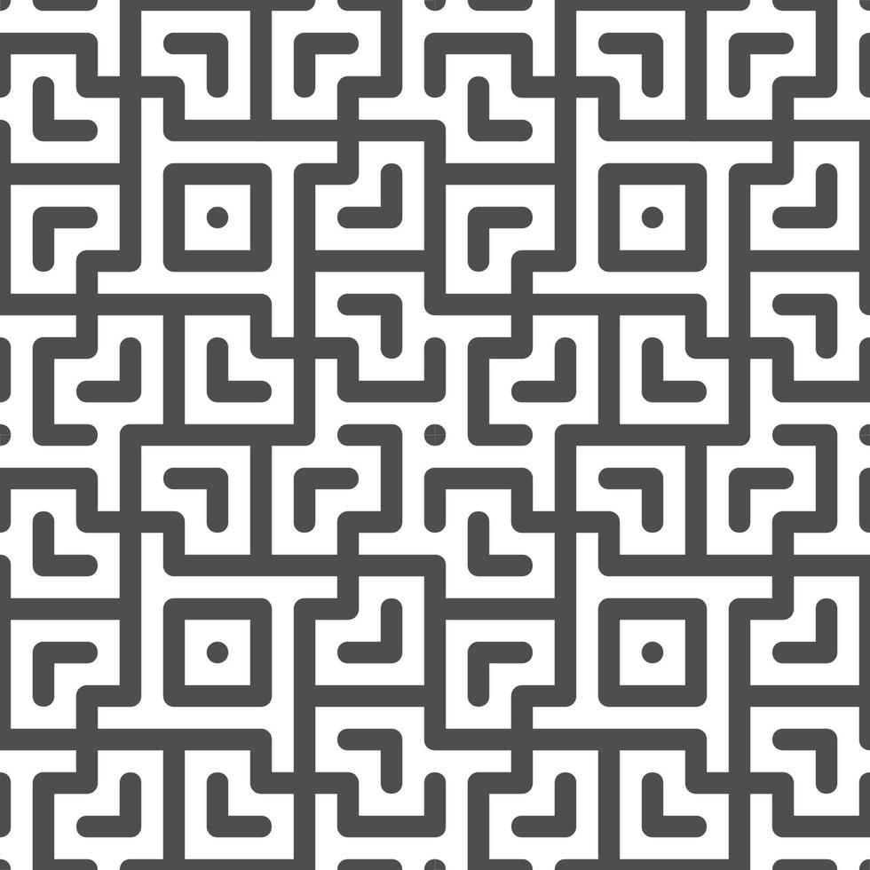Abstract seamless geometric shape lines pattern 10 vector