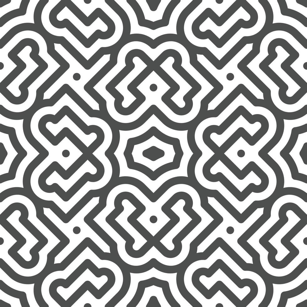 Abstract seamless geometric shape lines pattern vector