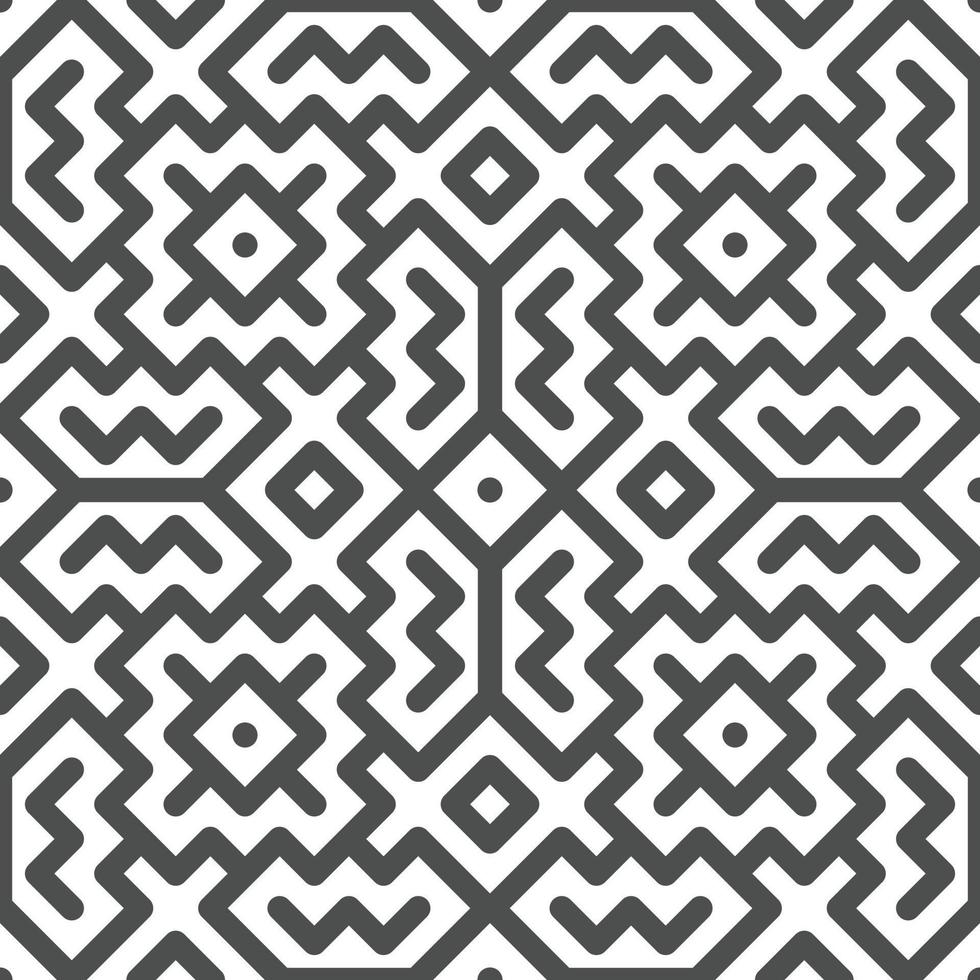 Abstract seamless geometric shape lines pattern vector