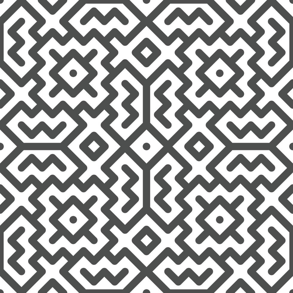 Abstract seamless geometric shape lines pattern vector