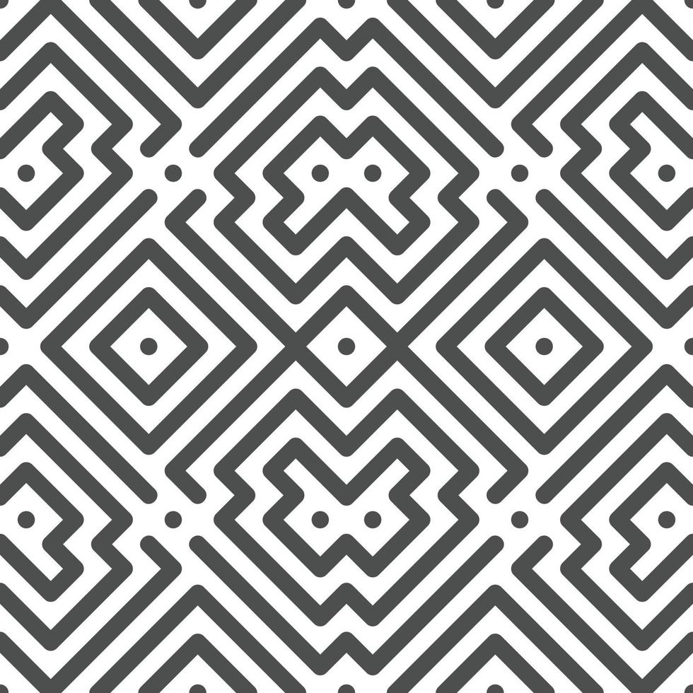 Abstract seamless geometric shape lines pattern vector