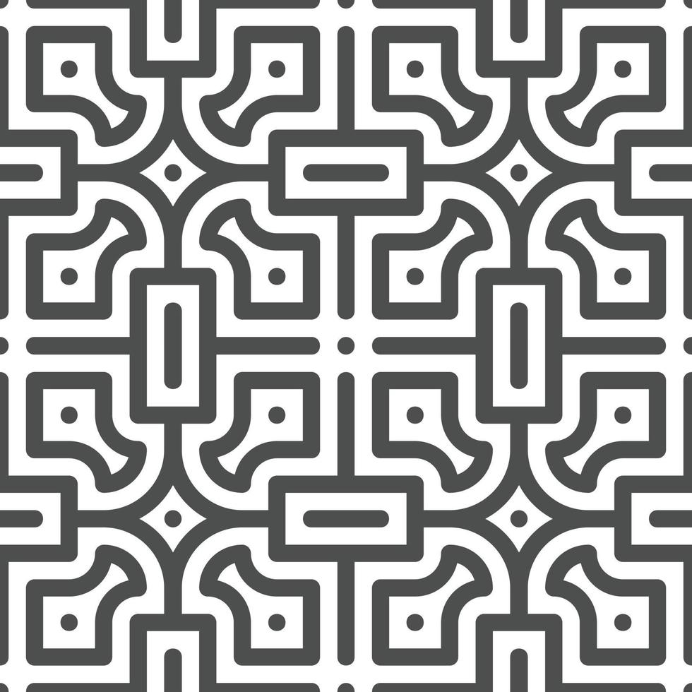Abstract seamless geometric shape lines pattern vector
