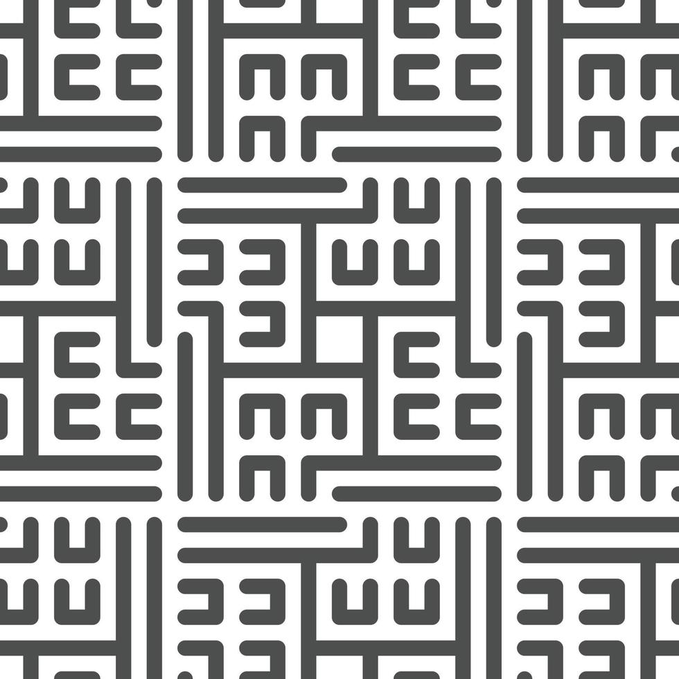 Abstract seamless geometric shape lines pattern vector