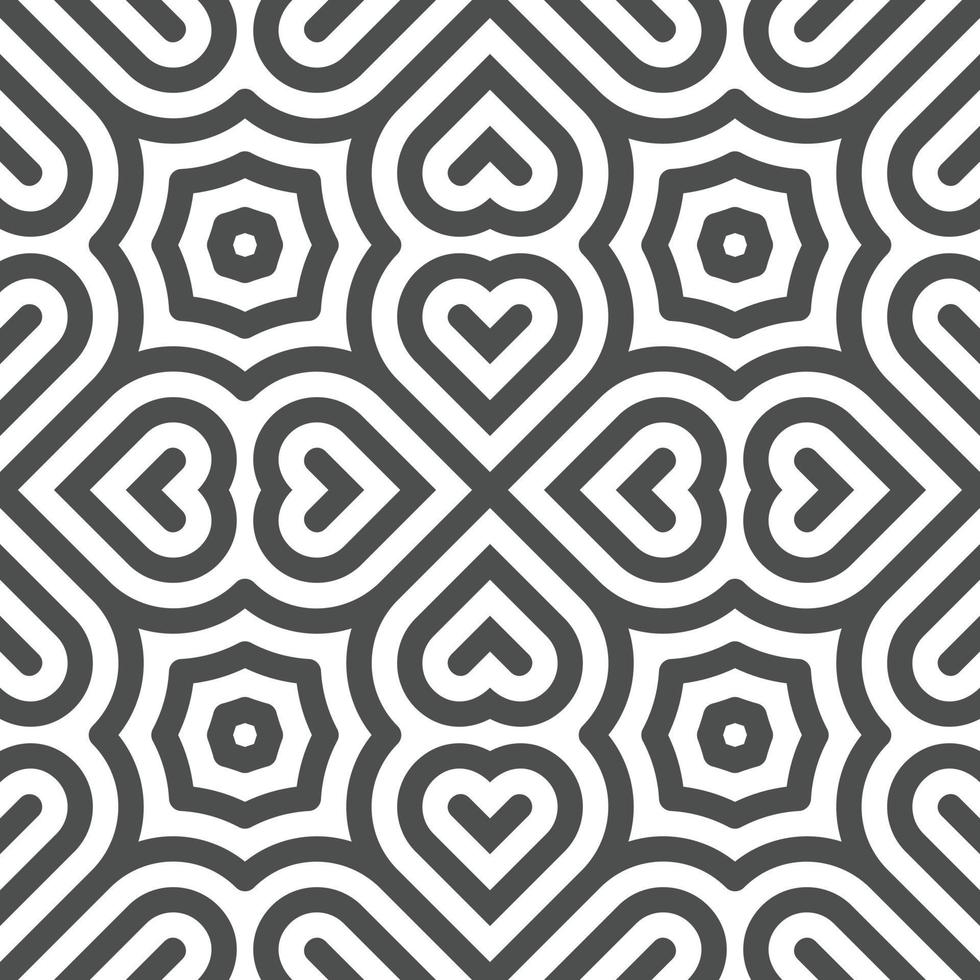 Abstract seamless geometric shape lines pattern vector