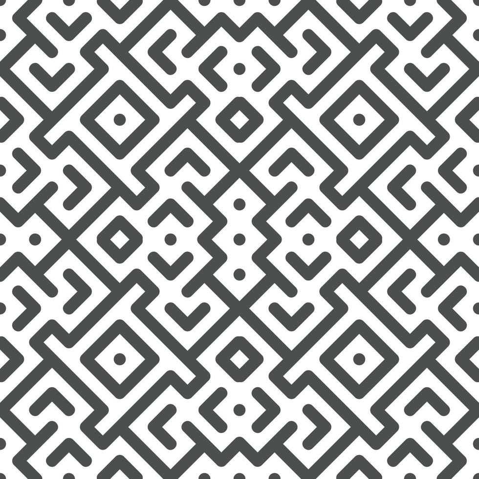 Abstract seamless geometric shape lines pattern vector