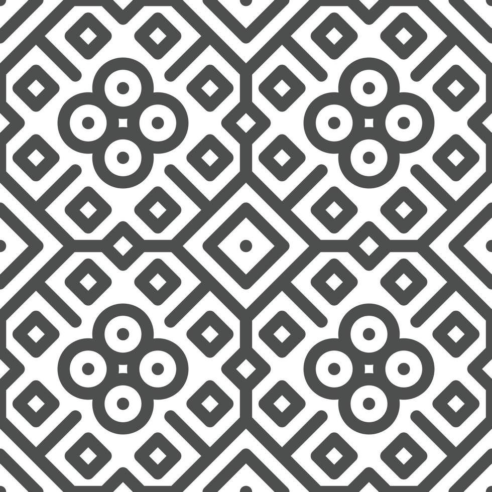 Abstract seamless geometric shape lines pattern vector