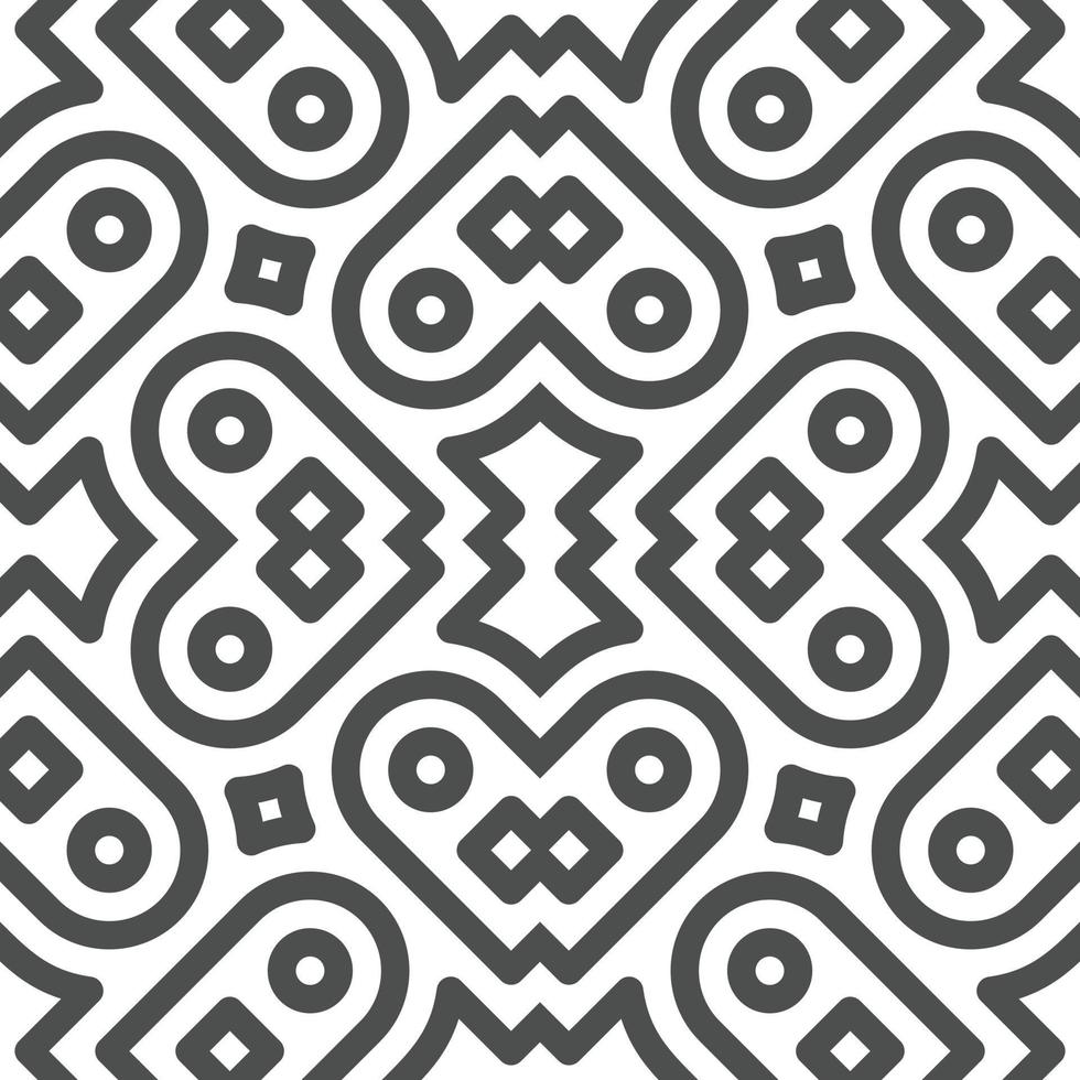 Abstract seamless geometric shape lines pattern vector