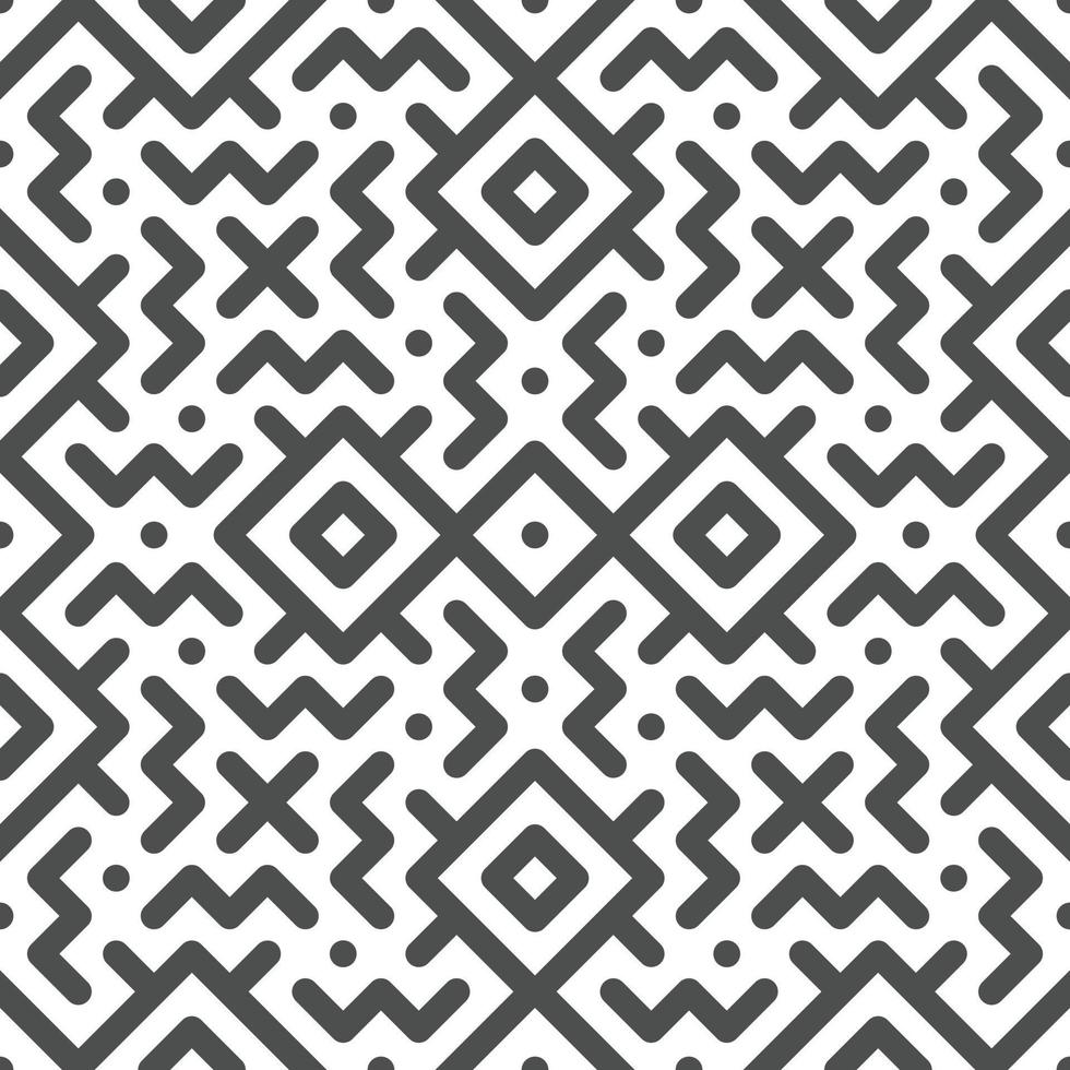 Abstract seamless geometric shape lines pattern vector
