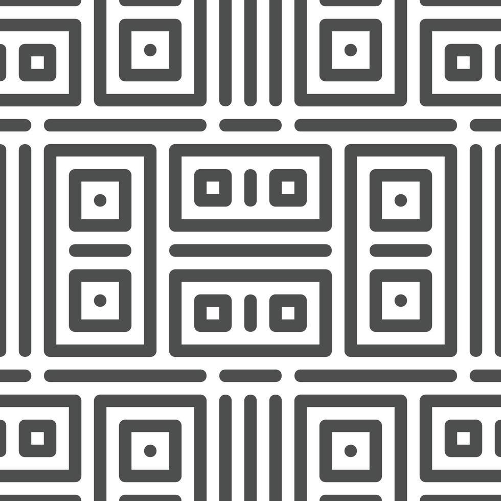 Abstract seamless geometric shape lines pattern vector