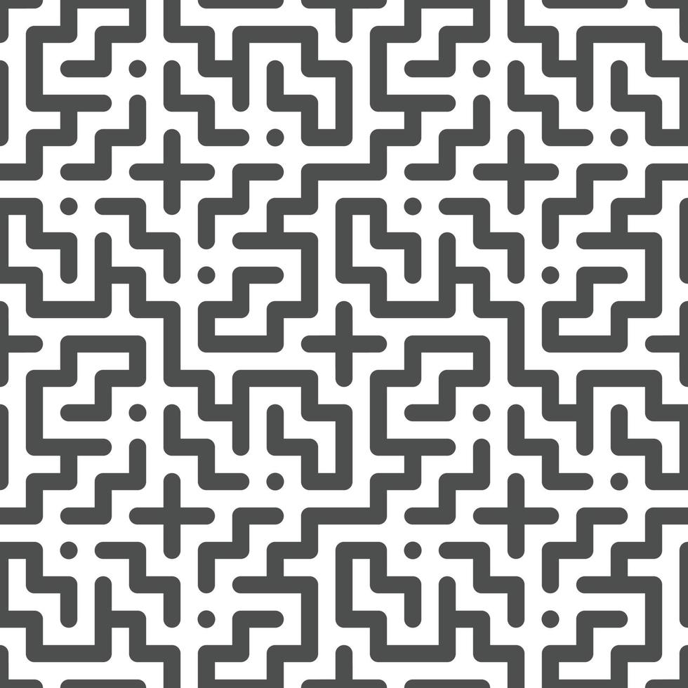 Abstract seamless geometric shape lines pattern vector