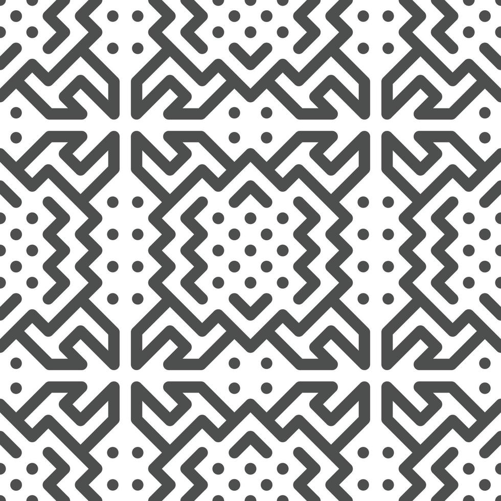 Abstract seamless geometric shape lines pattern vector
