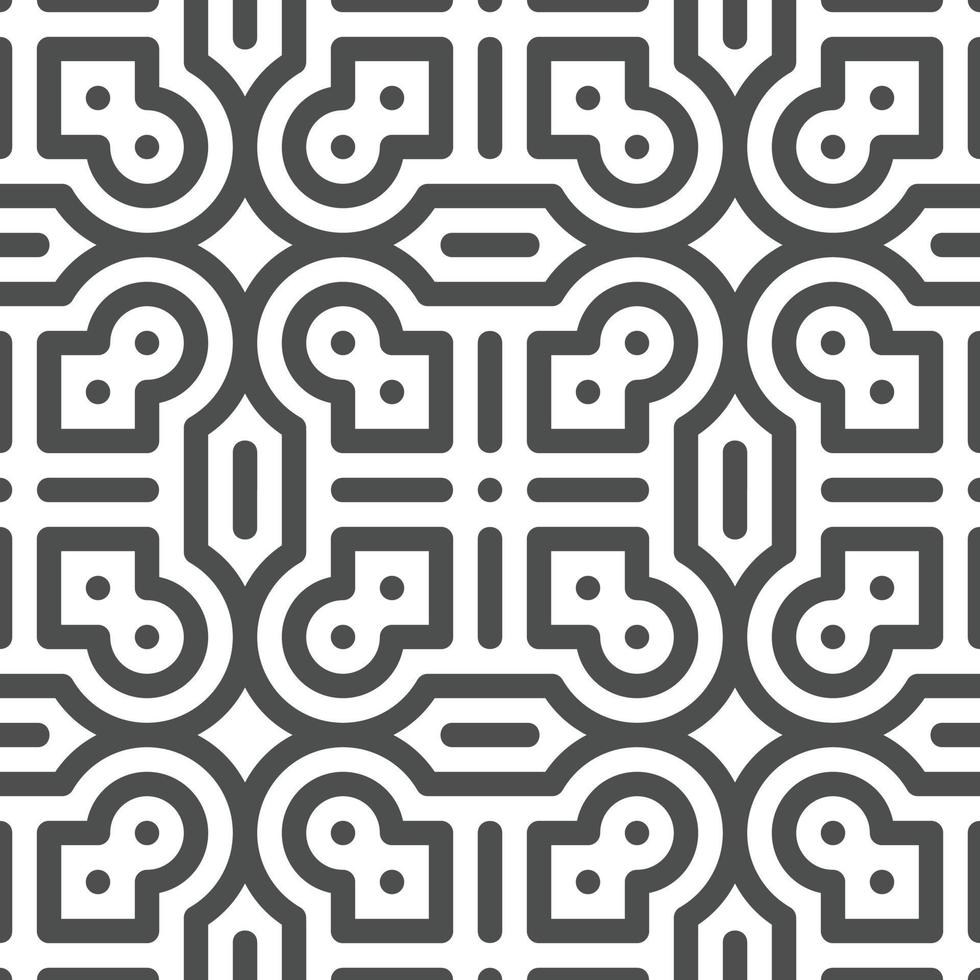 Abstract seamless geometric shape lines pattern vector