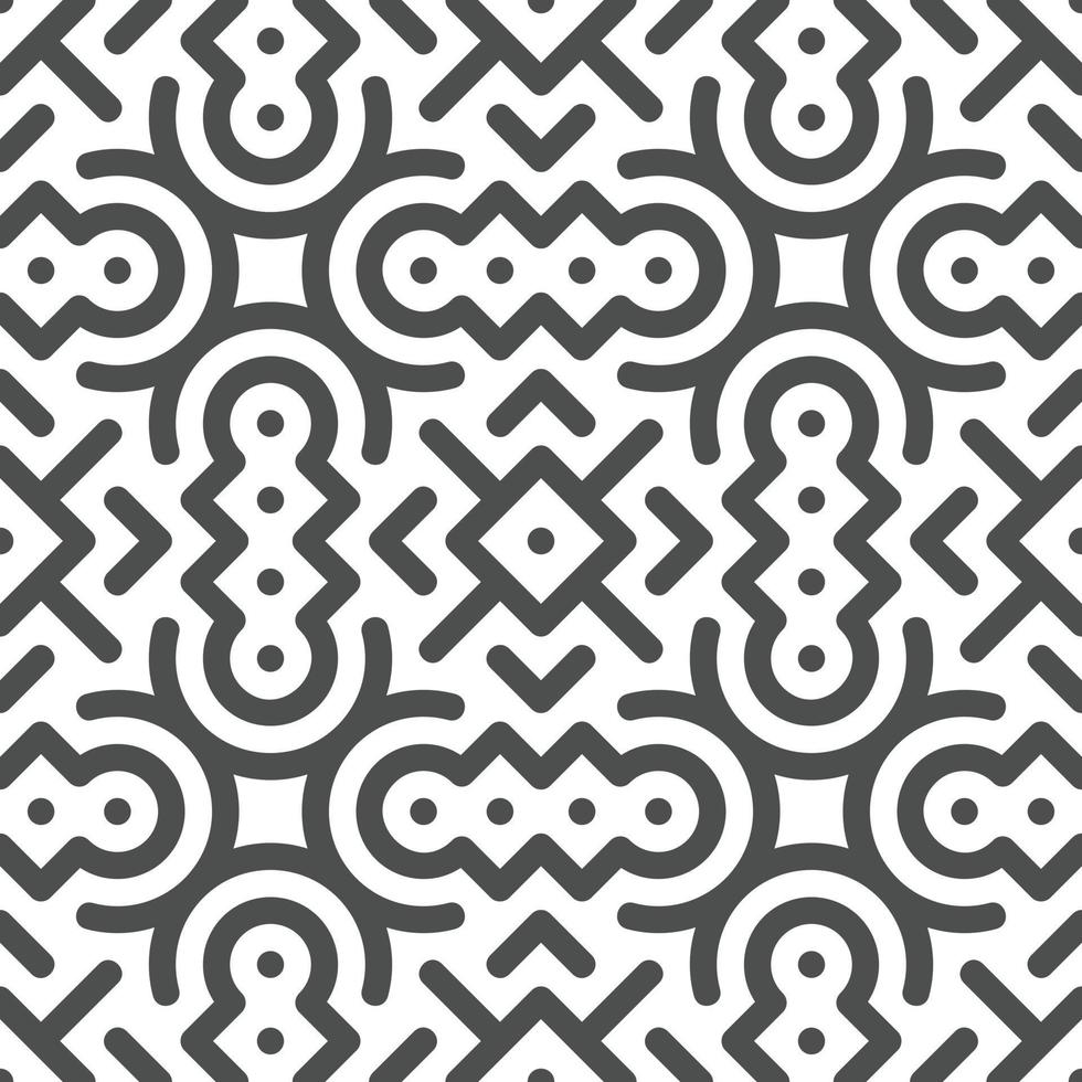 Abstract seamless geometric shape lines pattern vector