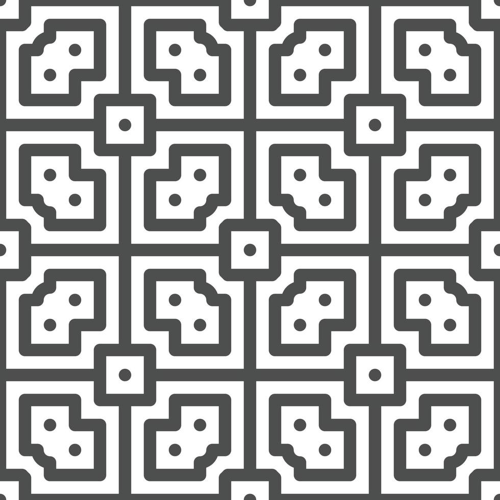 Abstract seamless geometric shape lines pattern vector