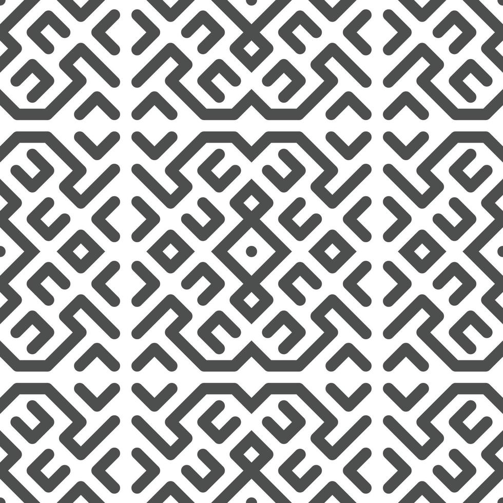 Abstract seamless geometric shape lines pattern vector