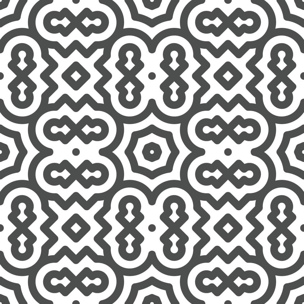 Abstract seamless geometric shape lines pattern vector