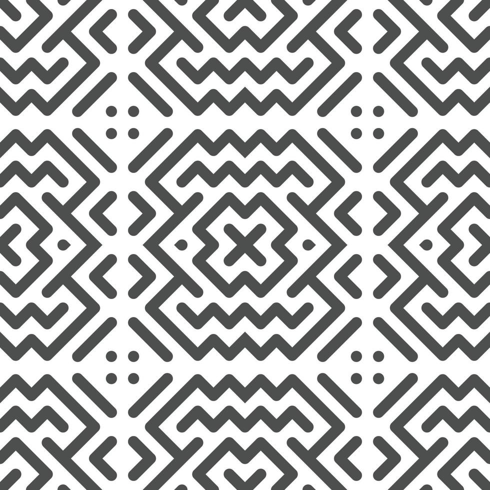 Abstract seamless geometric shape lines pattern vector