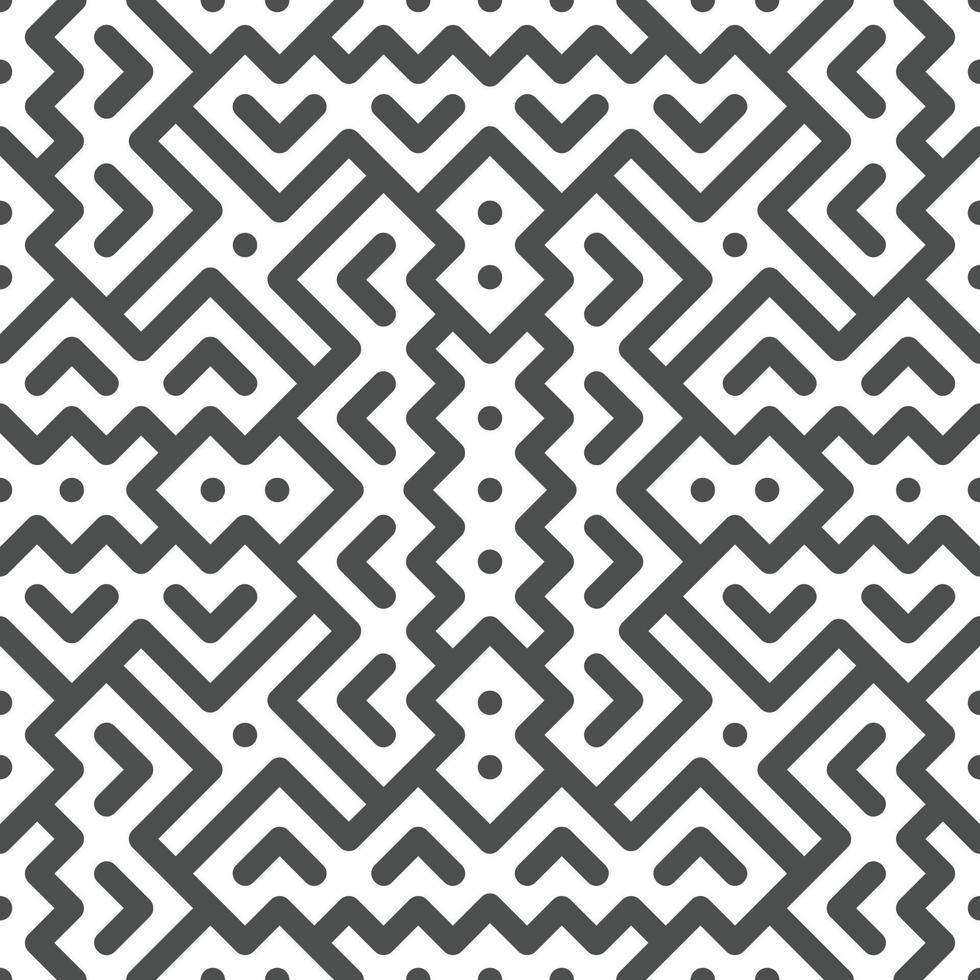 Abstract seamless geometric shape lines pattern vector