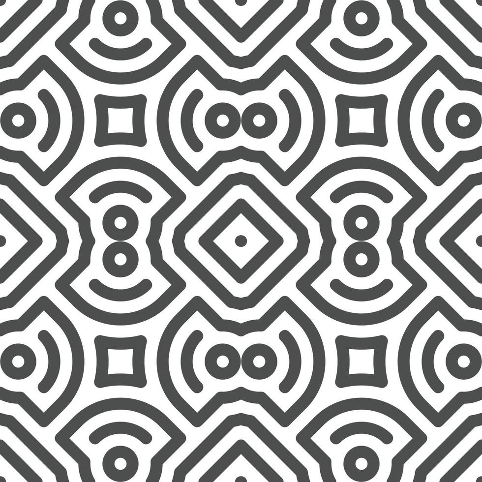 Abstract seamless geometric shape lines pattern vector