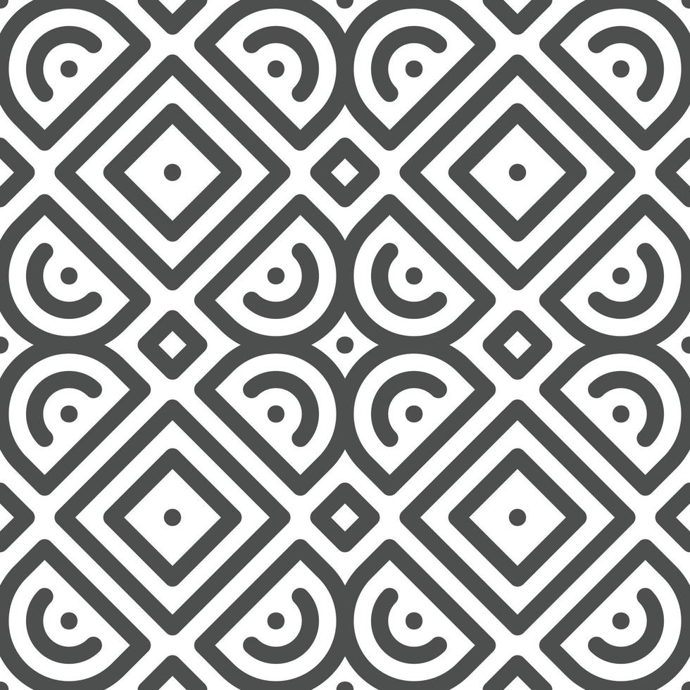 Abstract seamless geometric shape lines pattern vector