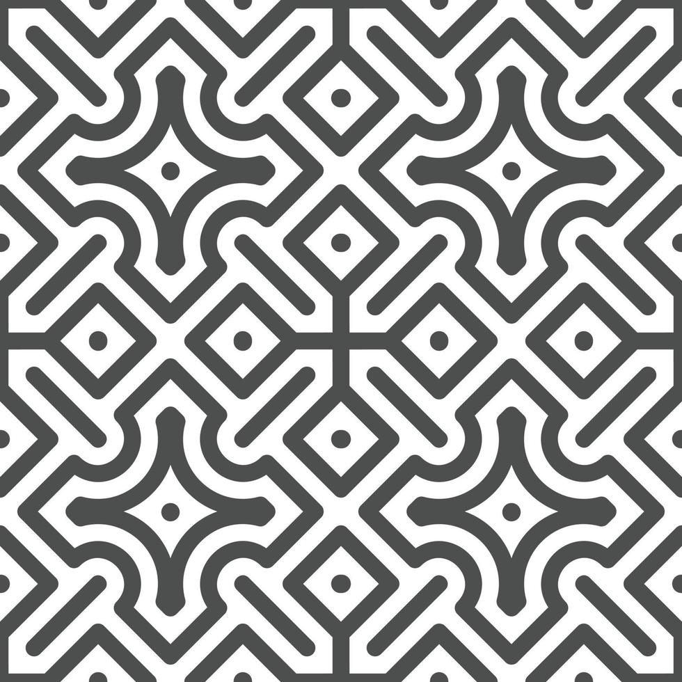 Abstract seamless geometric shape lines pattern vector