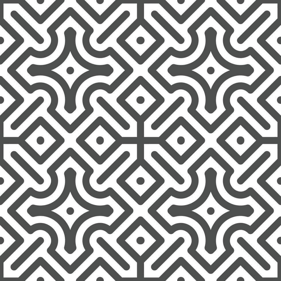 Abstract seamless geometric shape lines pattern vector