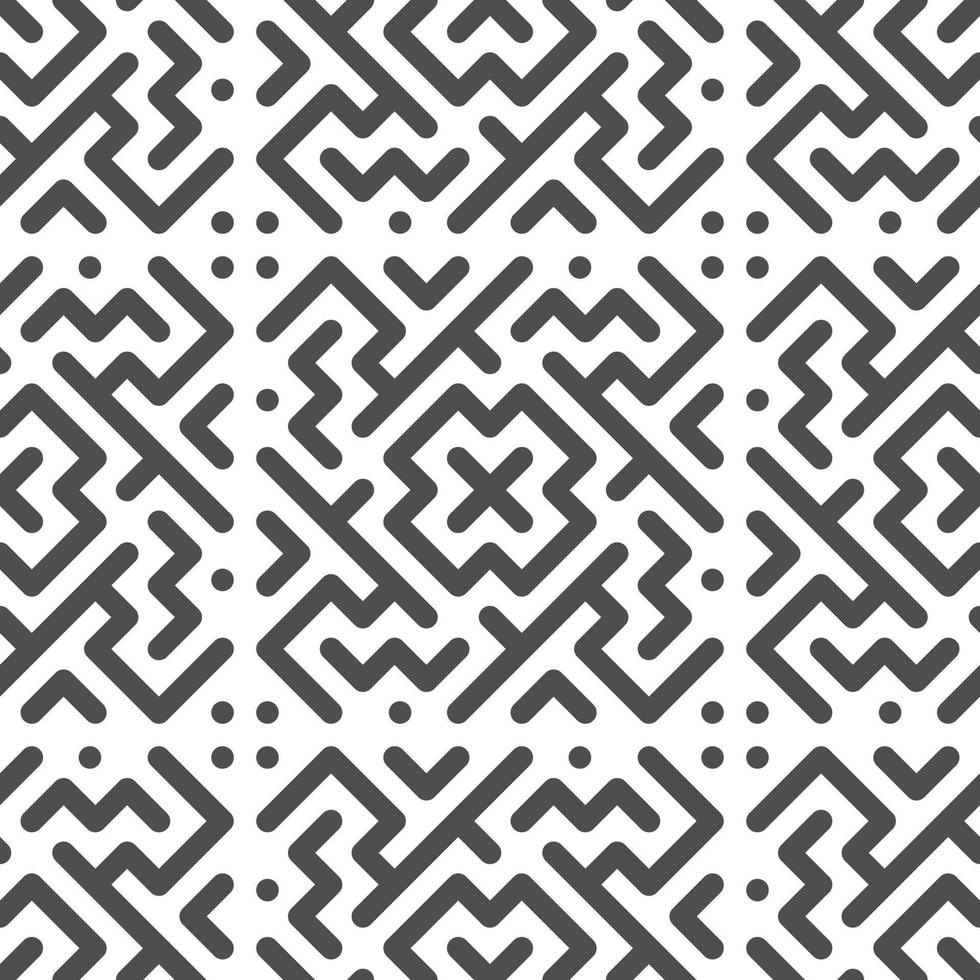 Abstract seamless geometric shape lines pattern vector
