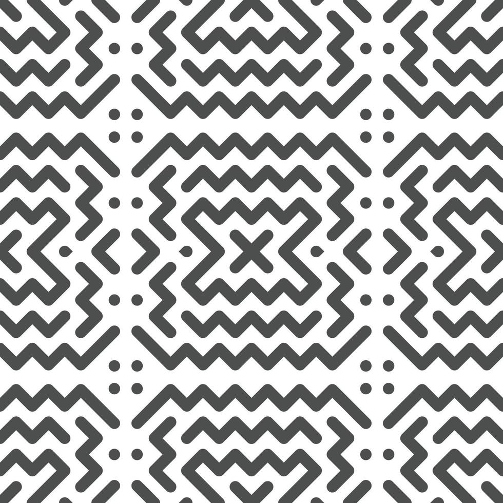 Abstract seamless geometric shape lines pattern vector