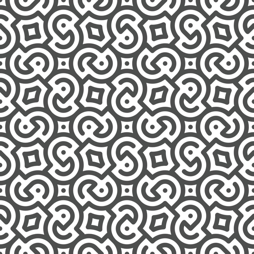 Abstract seamless geometric shape lines pattern vector