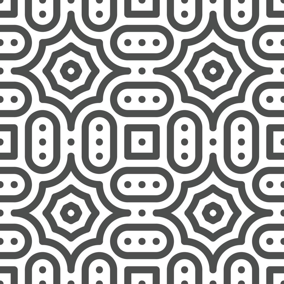Abstract seamless geometric shape lines pattern vector