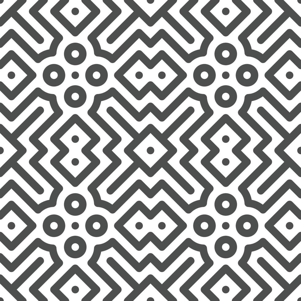 Abstract seamless geometric shape lines pattern vector