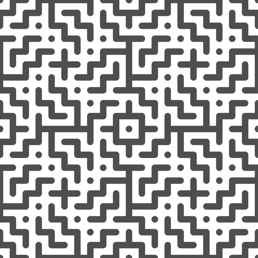 Abstract seamless geometric shape lines pattern vector