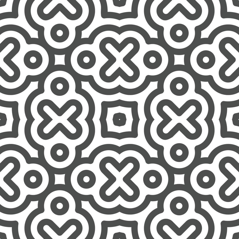 Abstract seamless geometric shape lines pattern vector