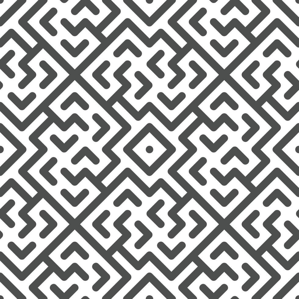 Abstract seamless geometric shape lines pattern 10 vector