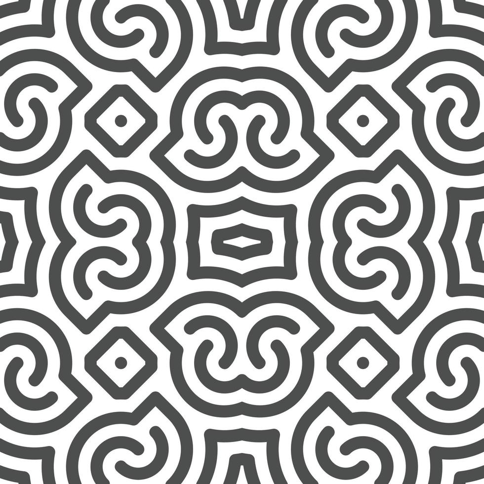Abstract seamless geometric shape lines pattern vector