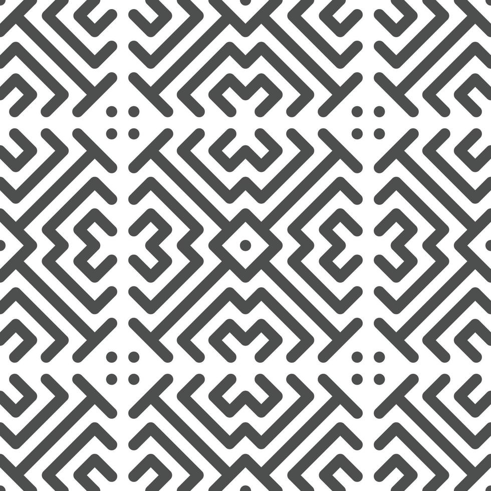 Abstract seamless geometric shape lines pattern vector