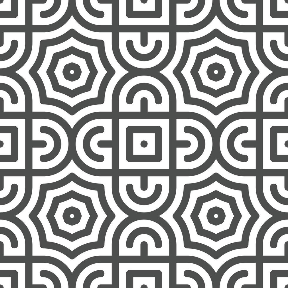 Abstract seamless geometric shape lines pattern vector