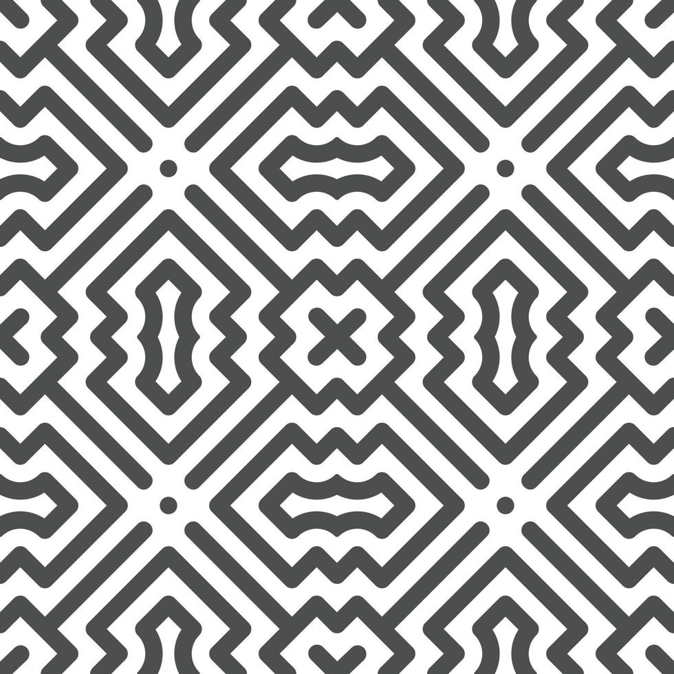 Abstract seamless geometric shape lines pattern vector