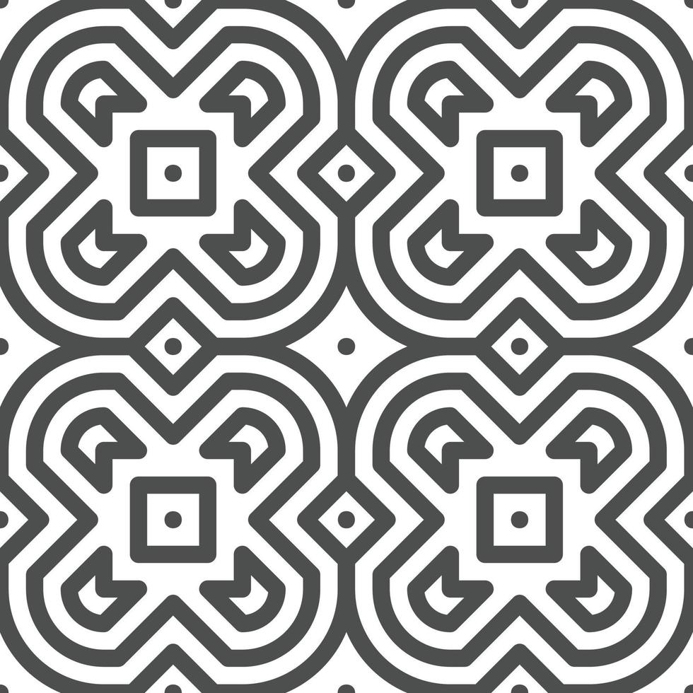 Abstract seamless geometric shape lines pattern vector