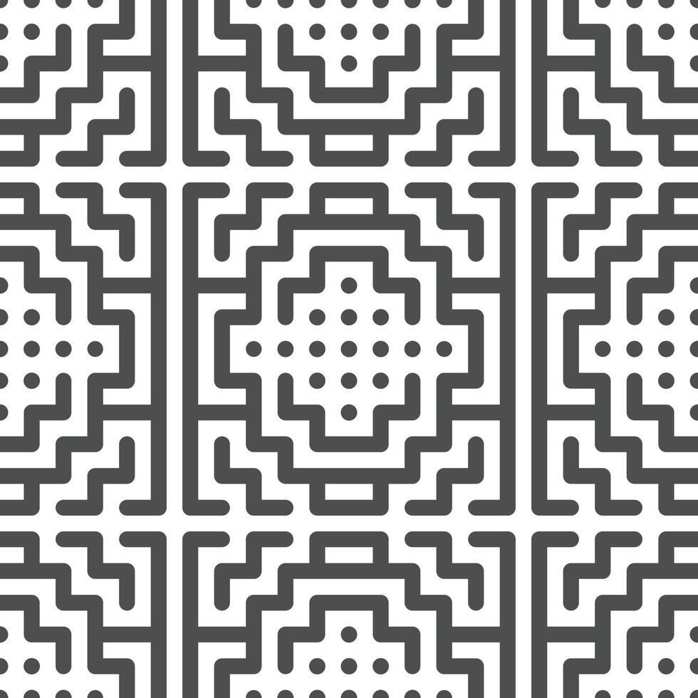 Abstract seamless geometric shape lines pattern vector