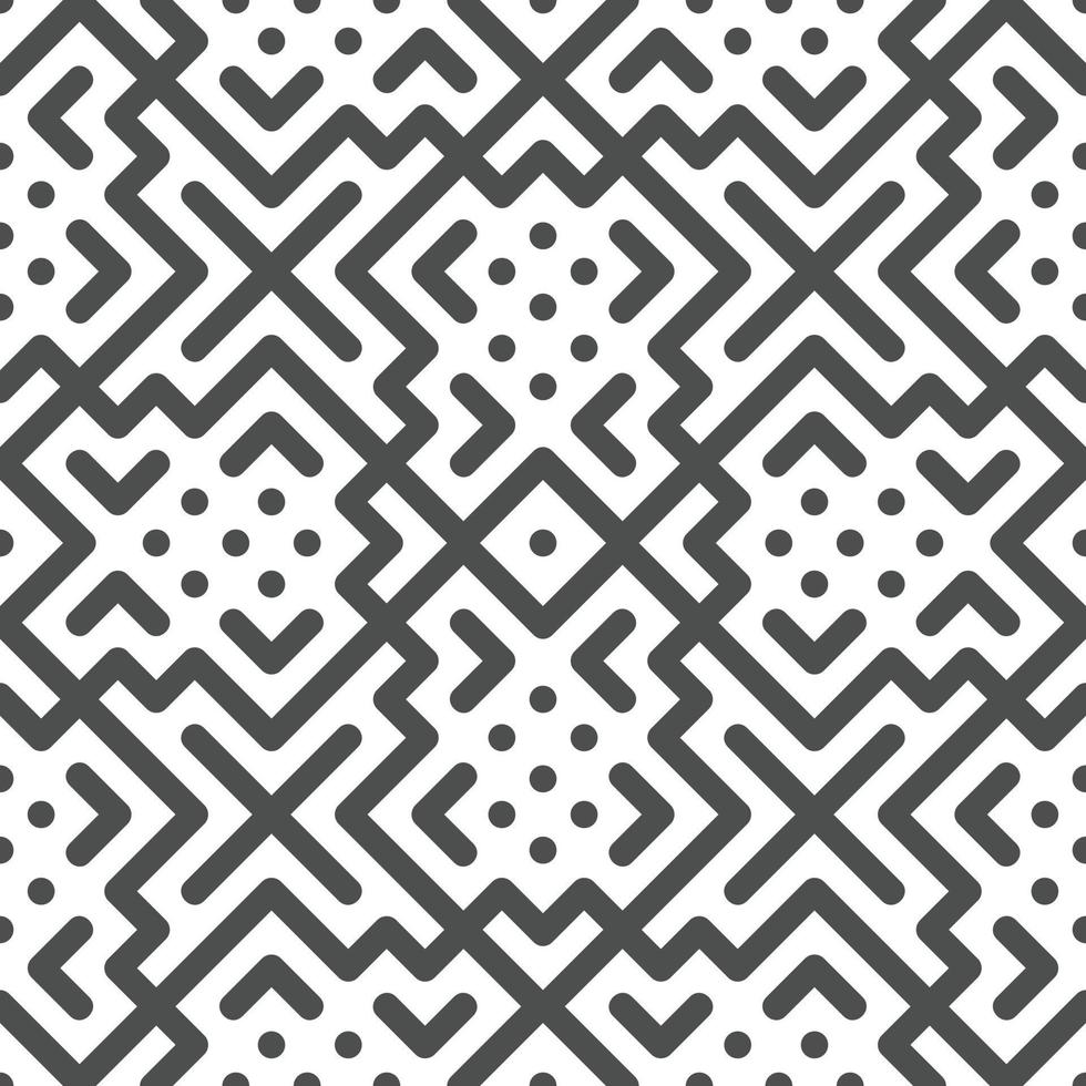 Abstract seamless geometric shape lines pattern vector