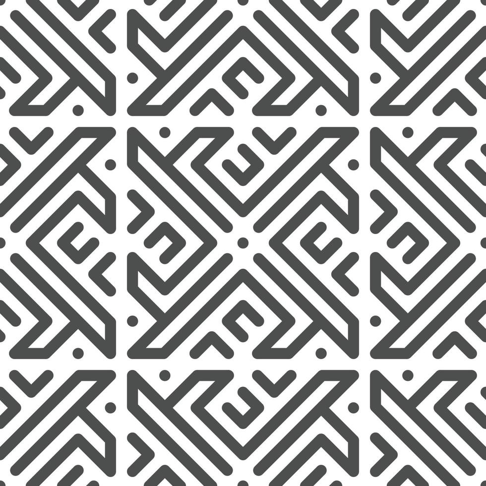 Abstract seamless geometric shape lines pattern vector