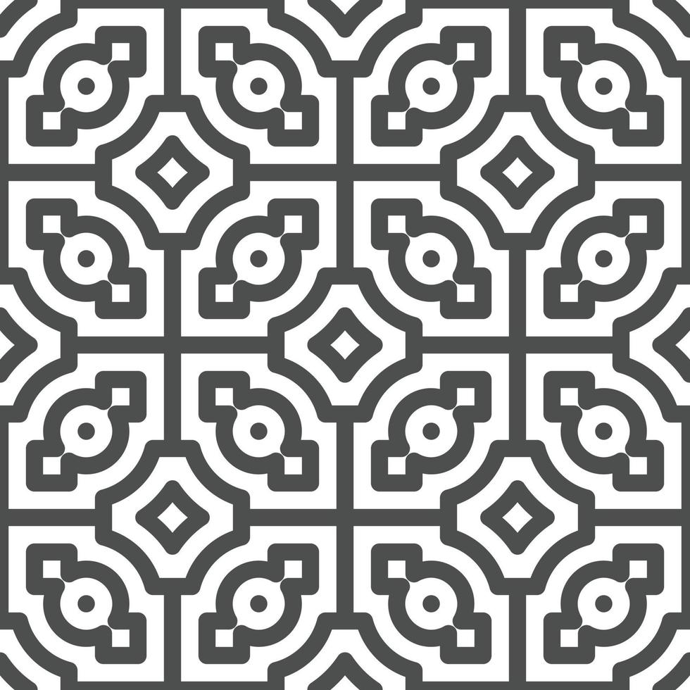 Abstract seamless geometric shape lines pattern vector