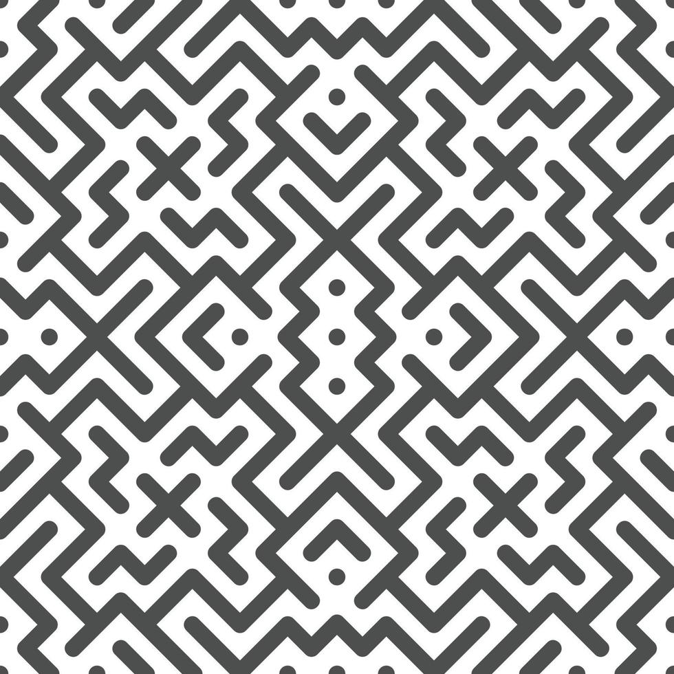 Abstract seamless geometric shape lines pattern 10 vector
