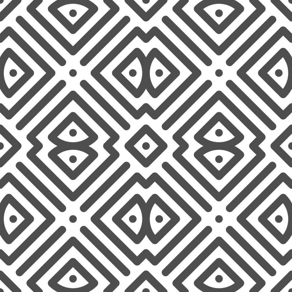 Abstract seamless geometric shape lines pattern vector