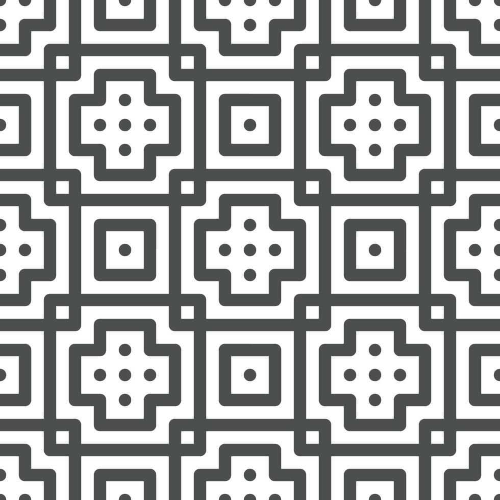 Abstract seamless geometric shape lines pattern vector